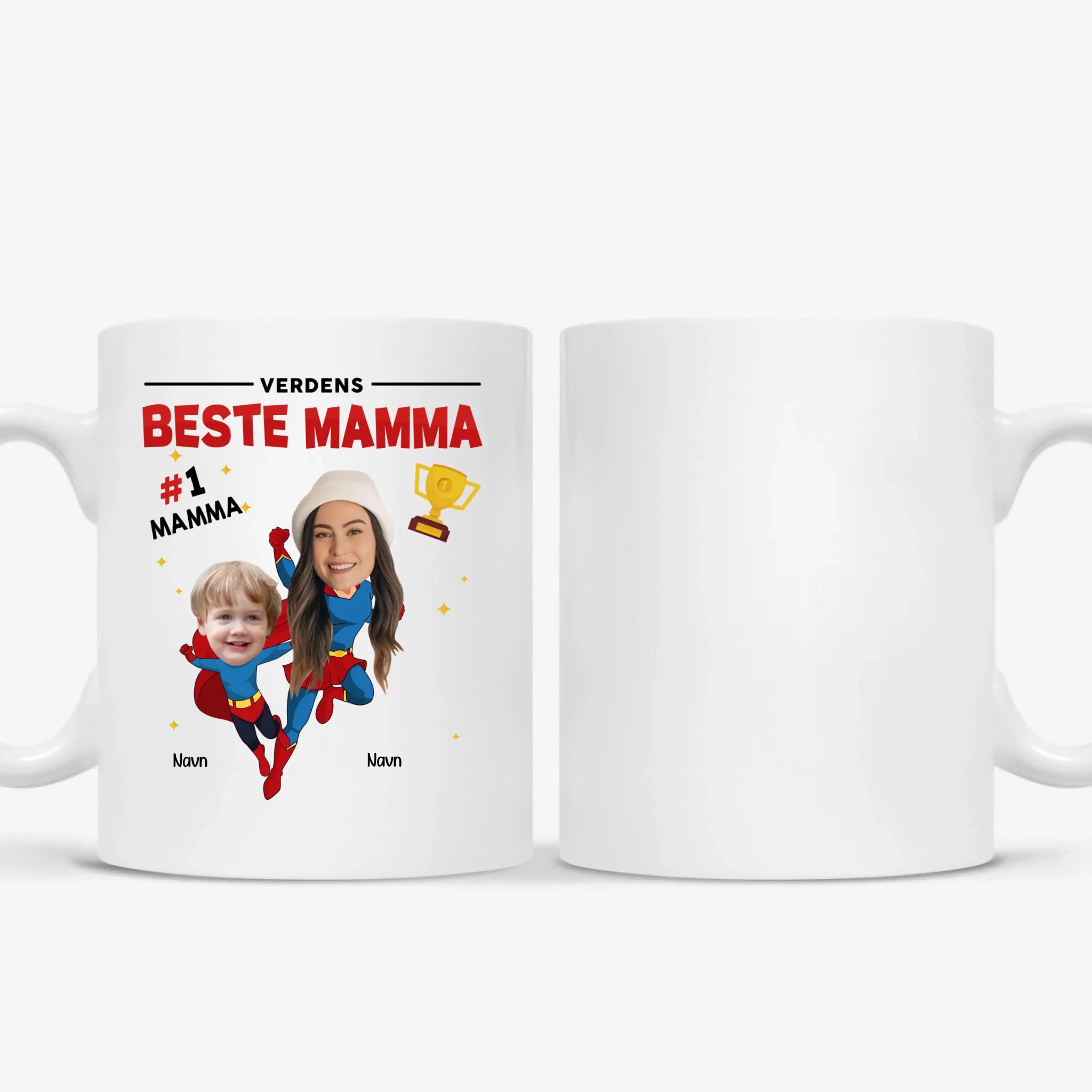 Verdens bedste mor personlig krus med foto