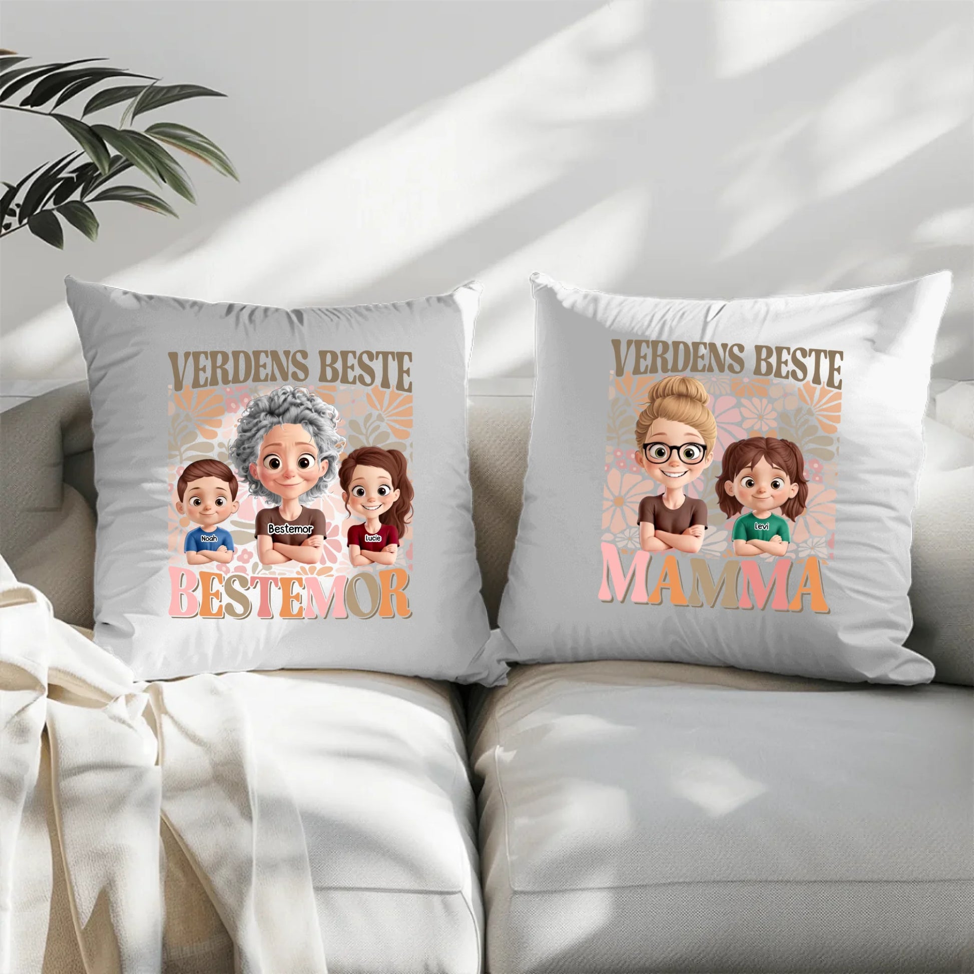 Pillow - Square - all color - 2pcs