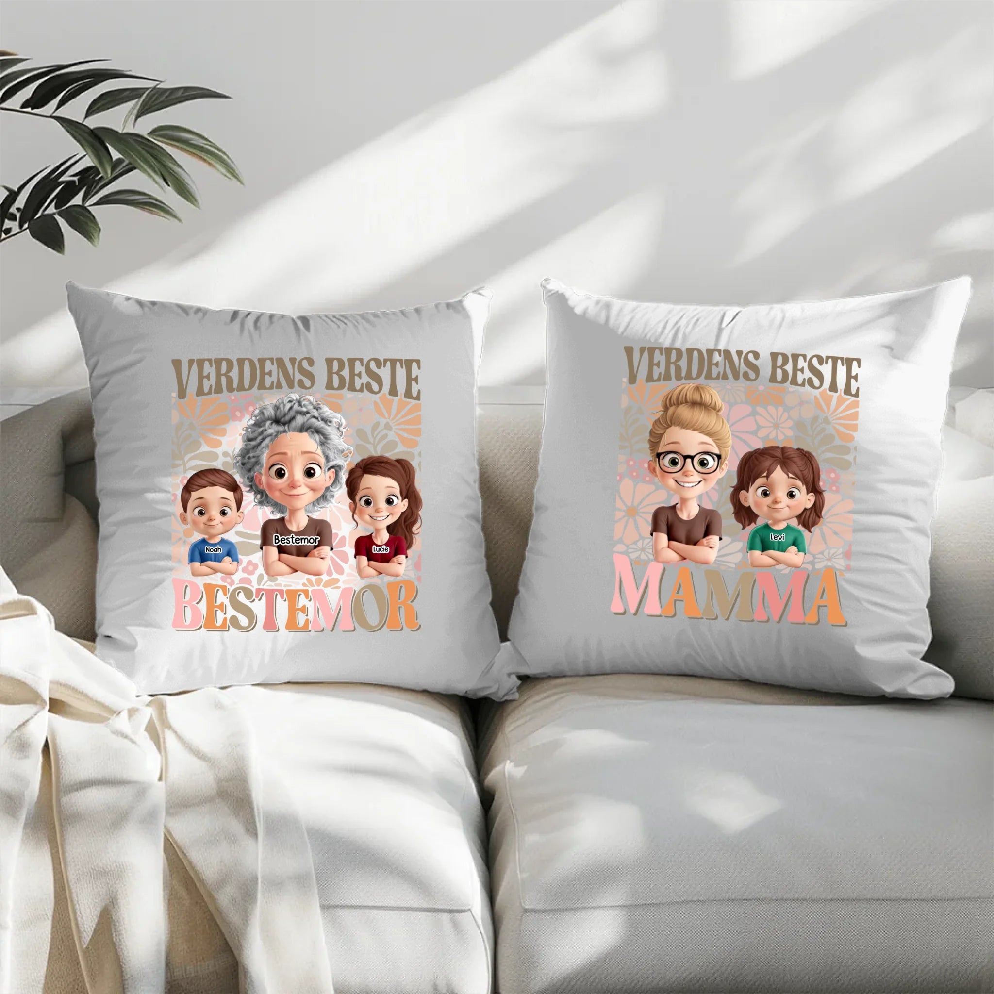 Pillow - Square - all color - 2pcs