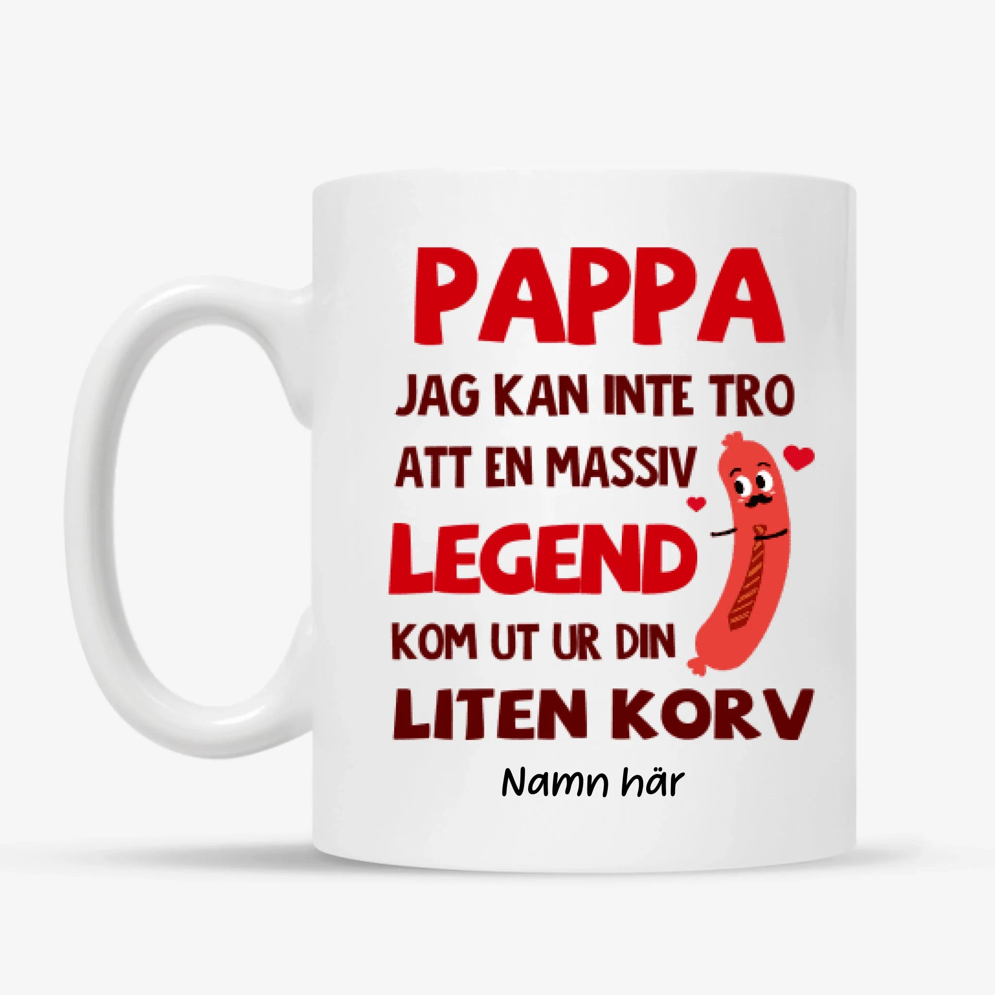 Personlig krus til pappa | Personlige gaver til far | morsomt krus