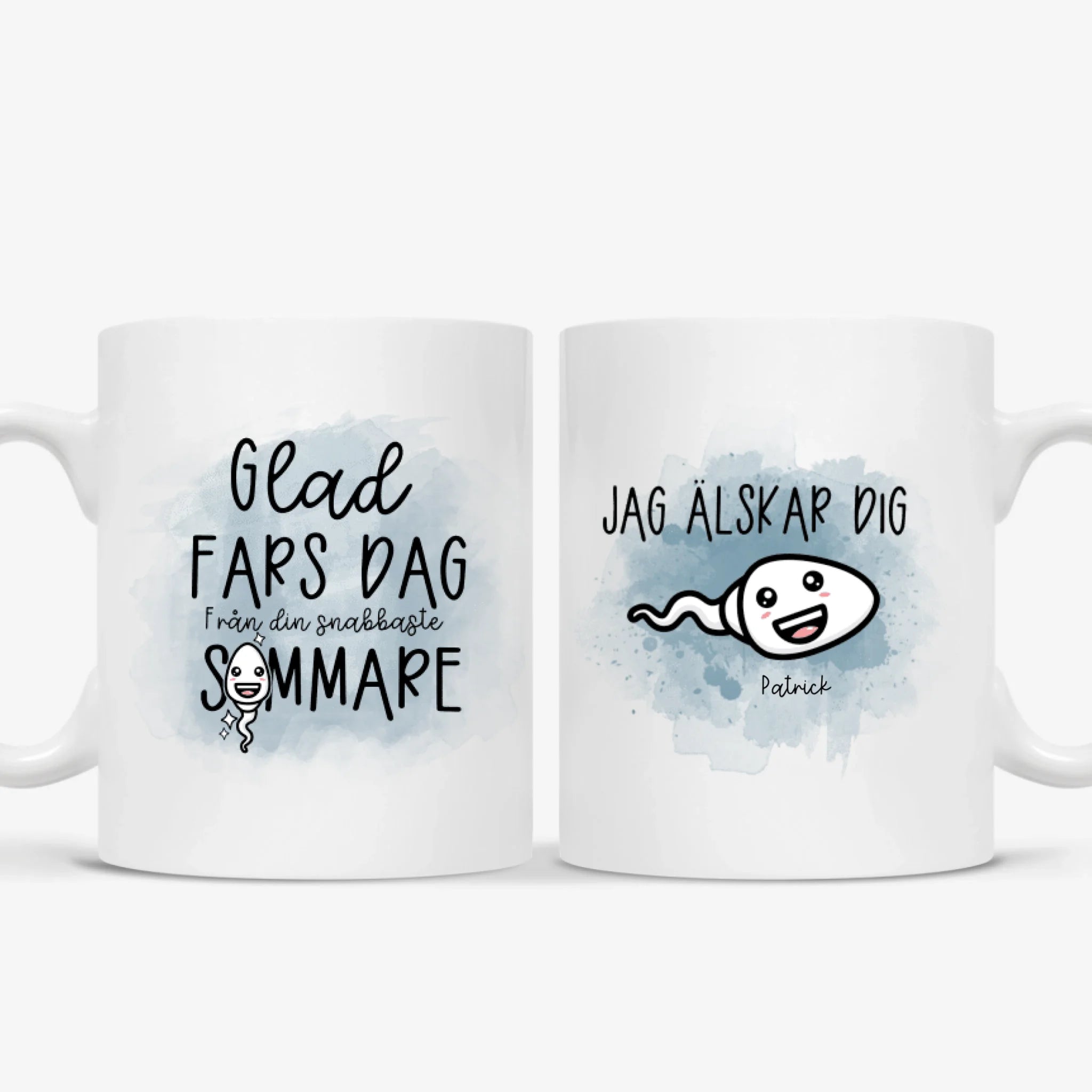 Personlig mugg till pappa | Personlig presenter till far | Rolig mugg Glad fars dag Från din snabbaste