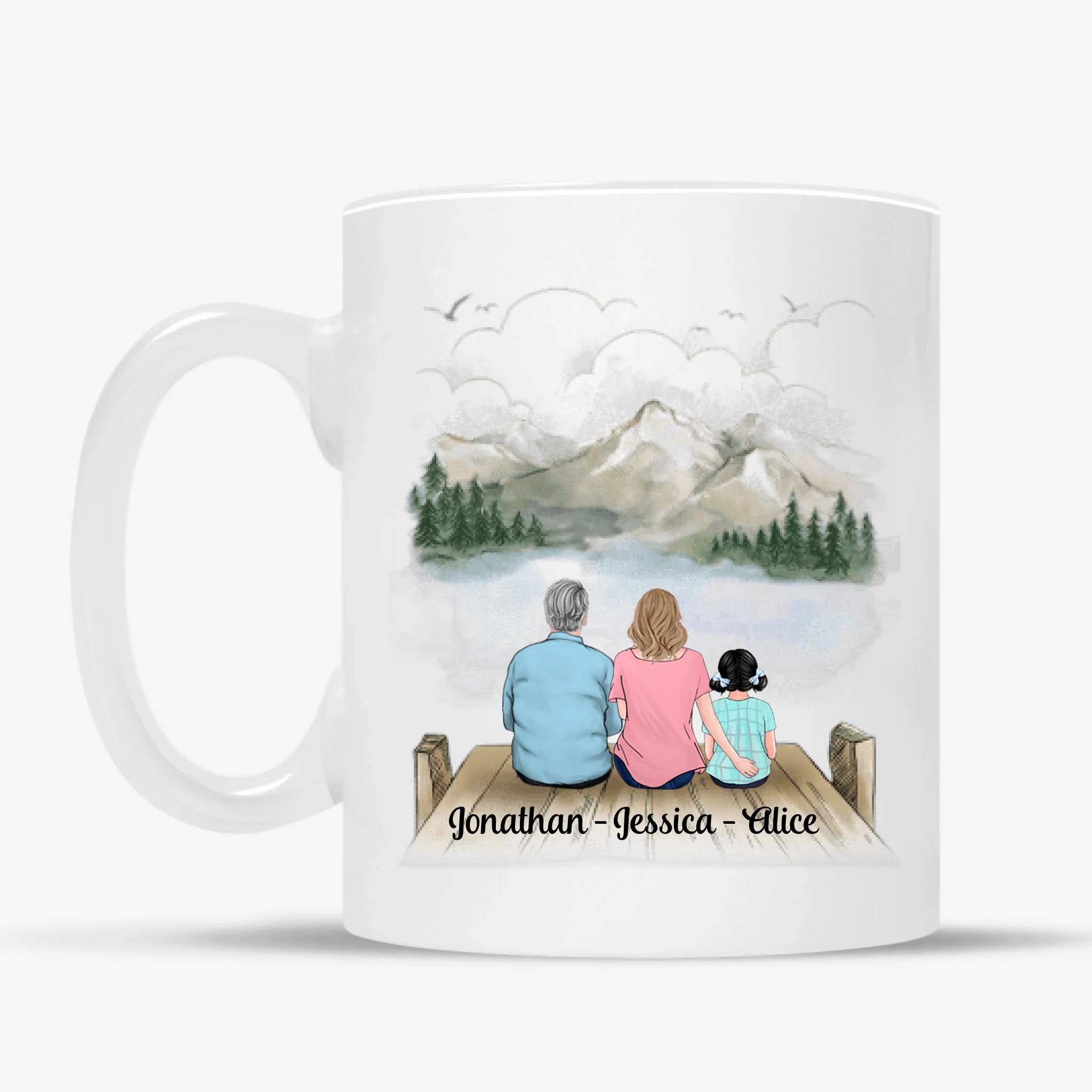 Personlig mugg till pappa | Personlig presenter till farfar | Mina barn har en morfar