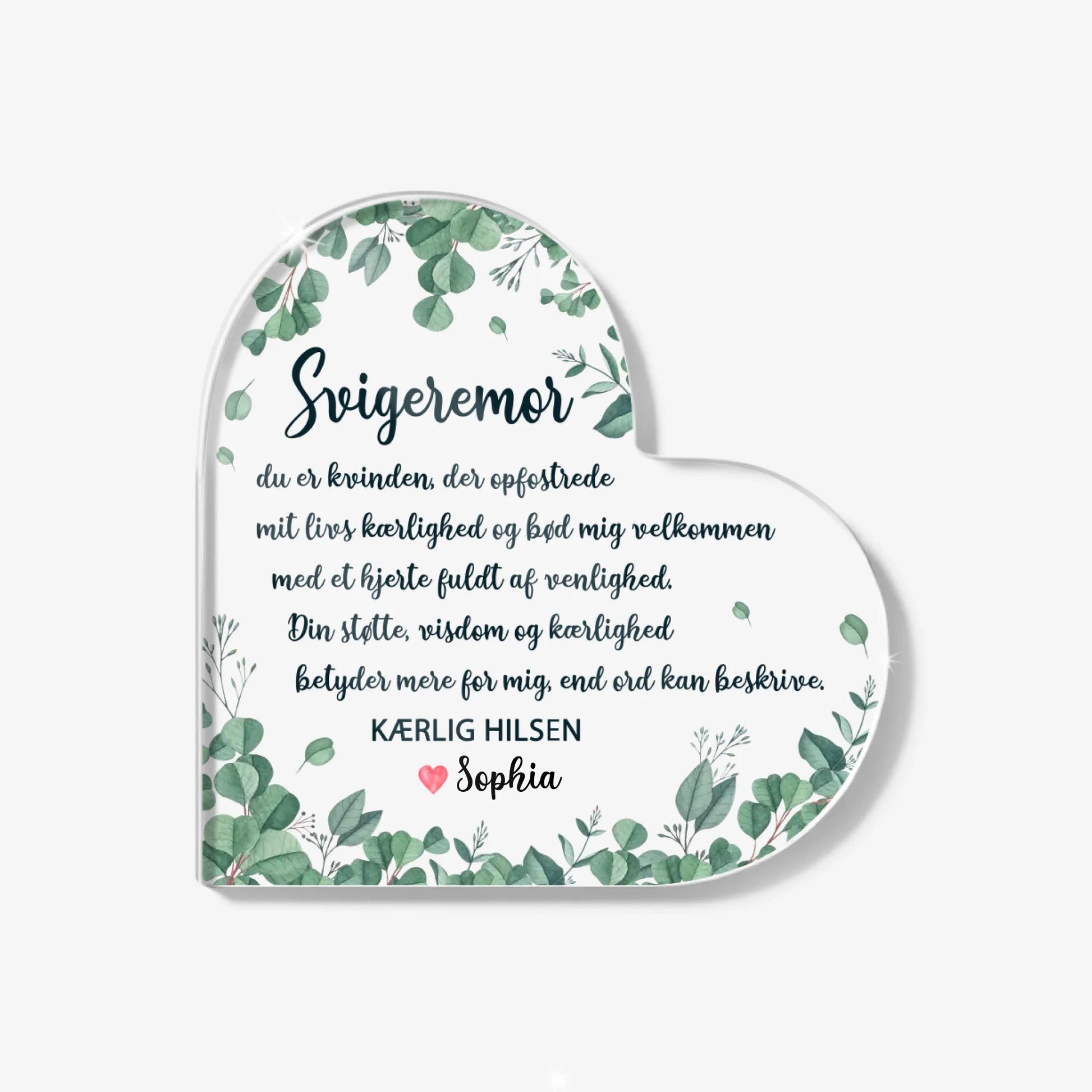 Heart Acrylic Plaque 1