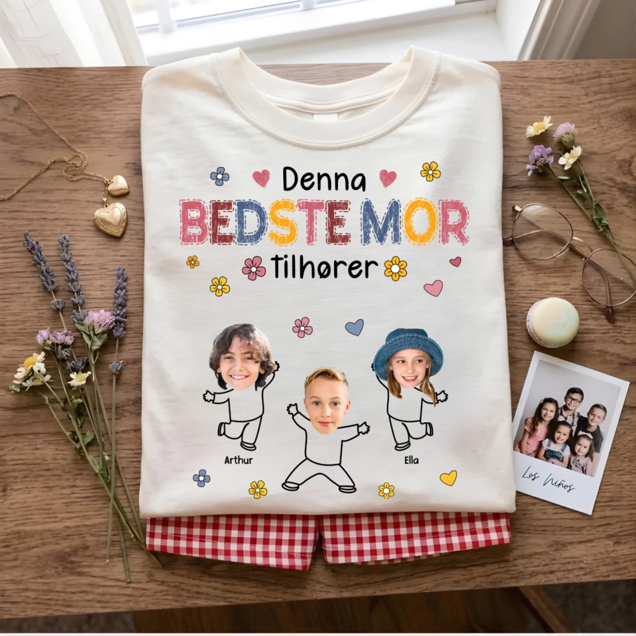 Personlig T-shirt til mor