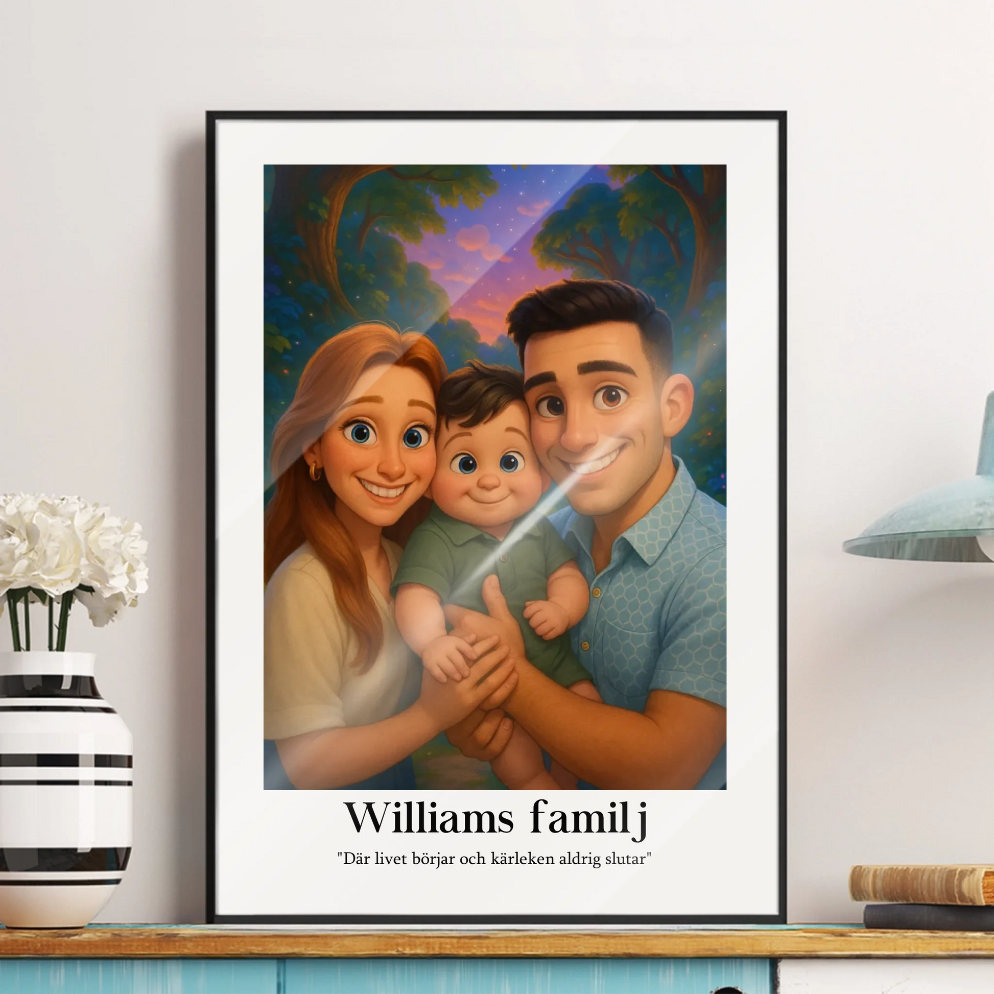 Framed Poster BASE 02 50x70