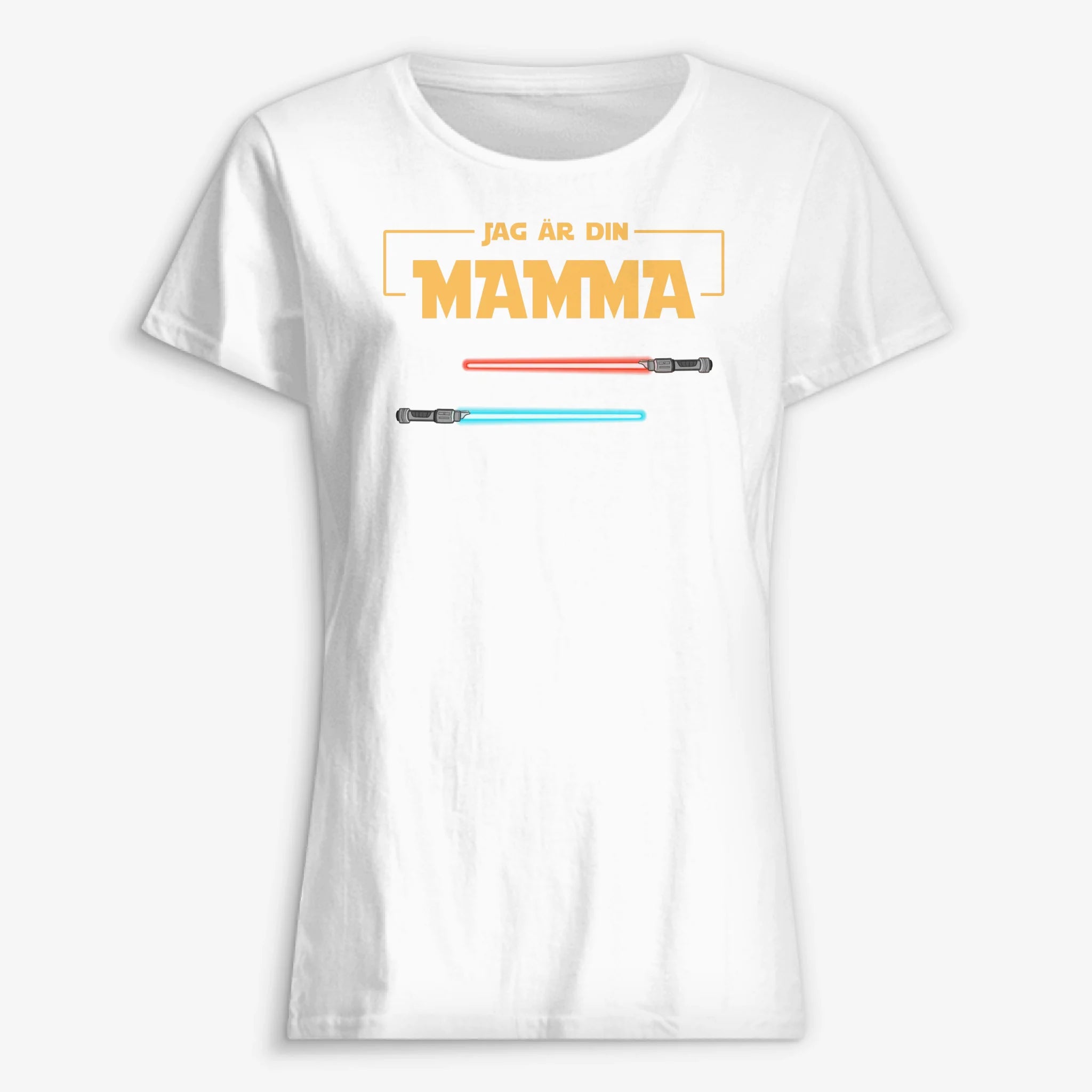 Personlig t-shirt til mor | Personlig gave til mor | Jeg er din mor lyssværd