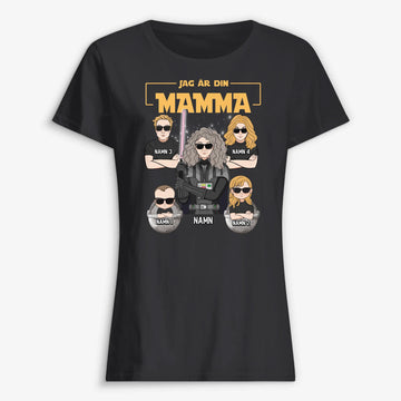 Personlig t-shirt till Mamma | Personlig present till Mor | Jag är din mamma