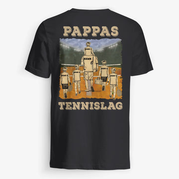 Personlig t-shirt till pappa | Personlig presenter till far | Pappas tennislag