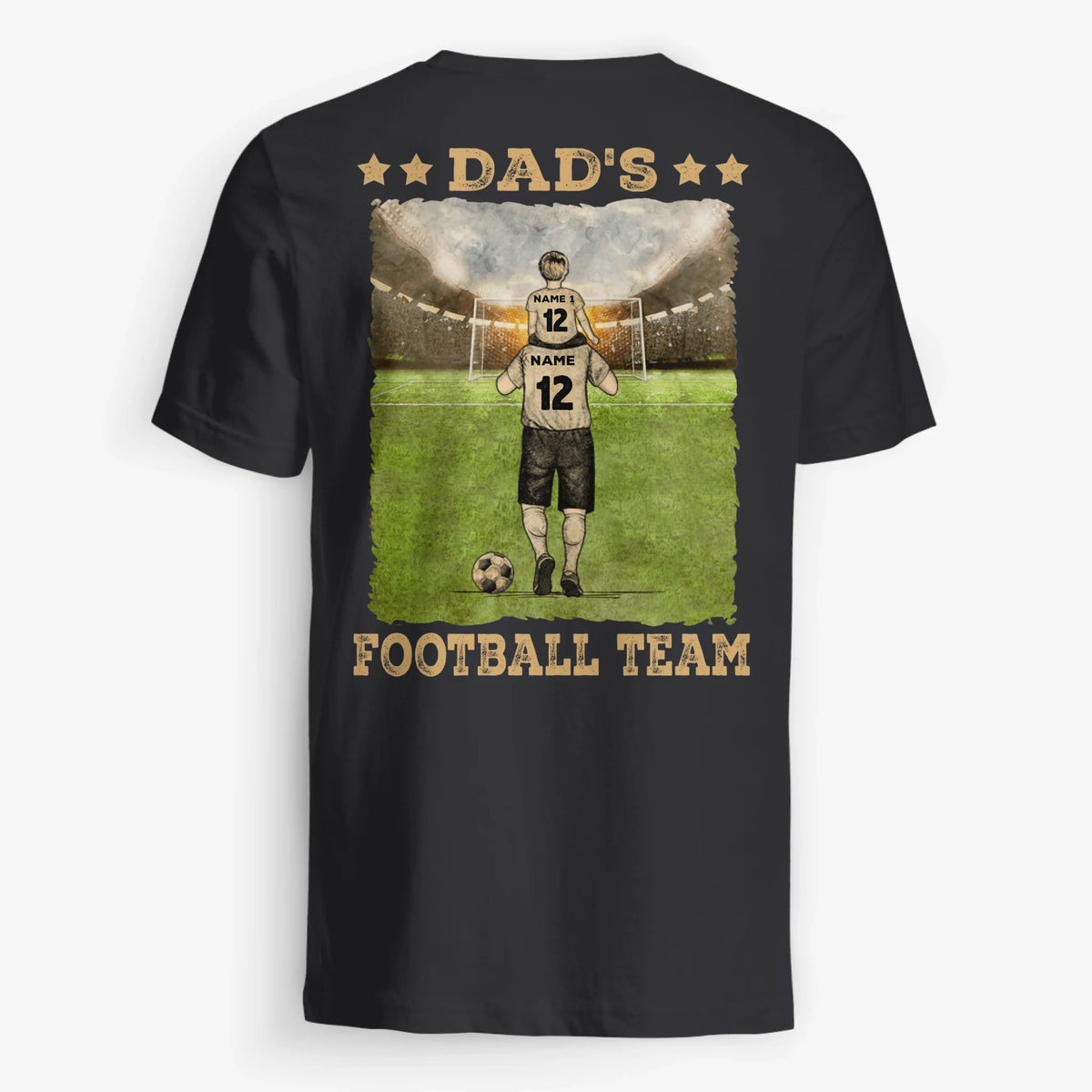 Personalized T-shirt for Dad | Personalized gift for Father | Dad's football team