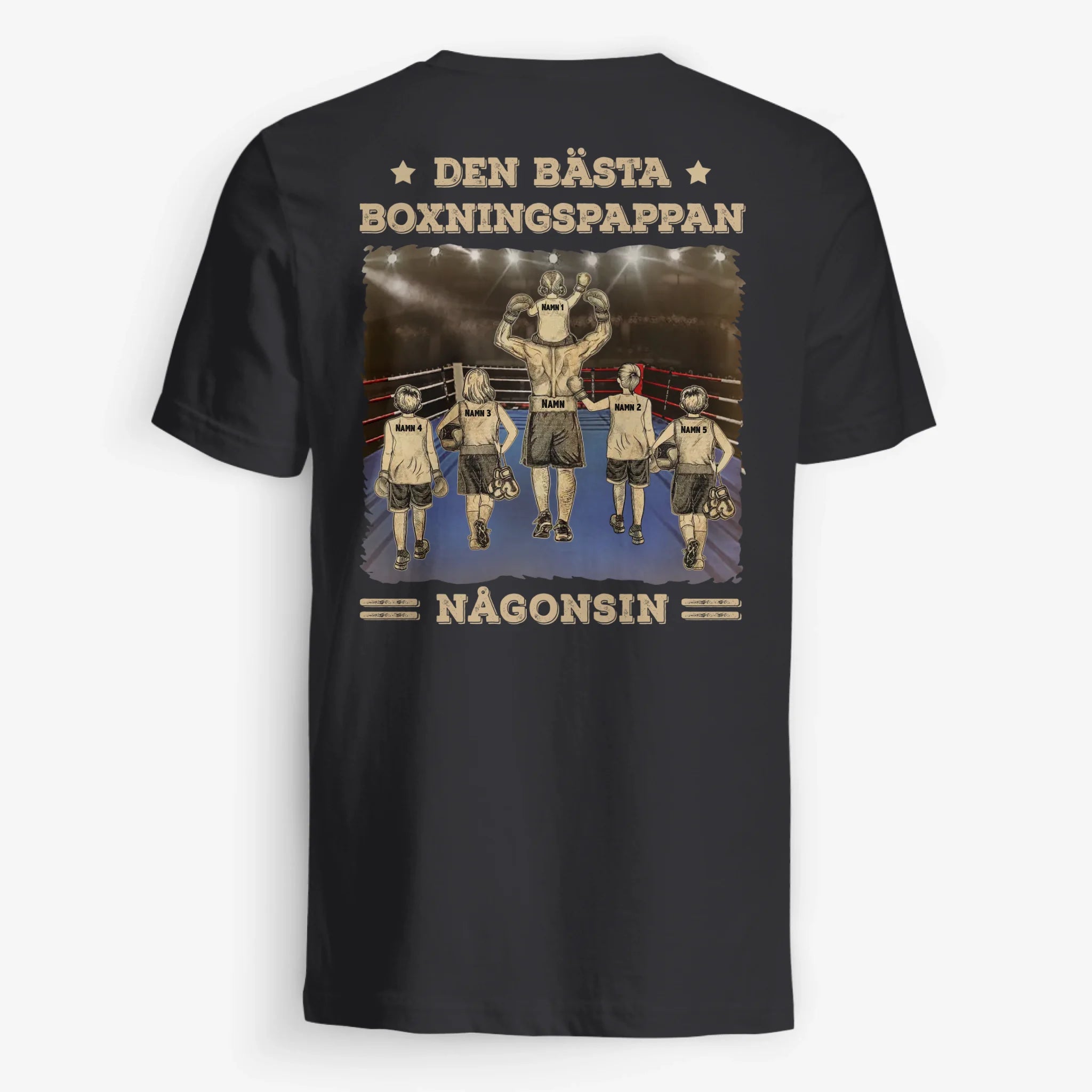 Boxnings pappan - Personlig T-shirt till Pappa