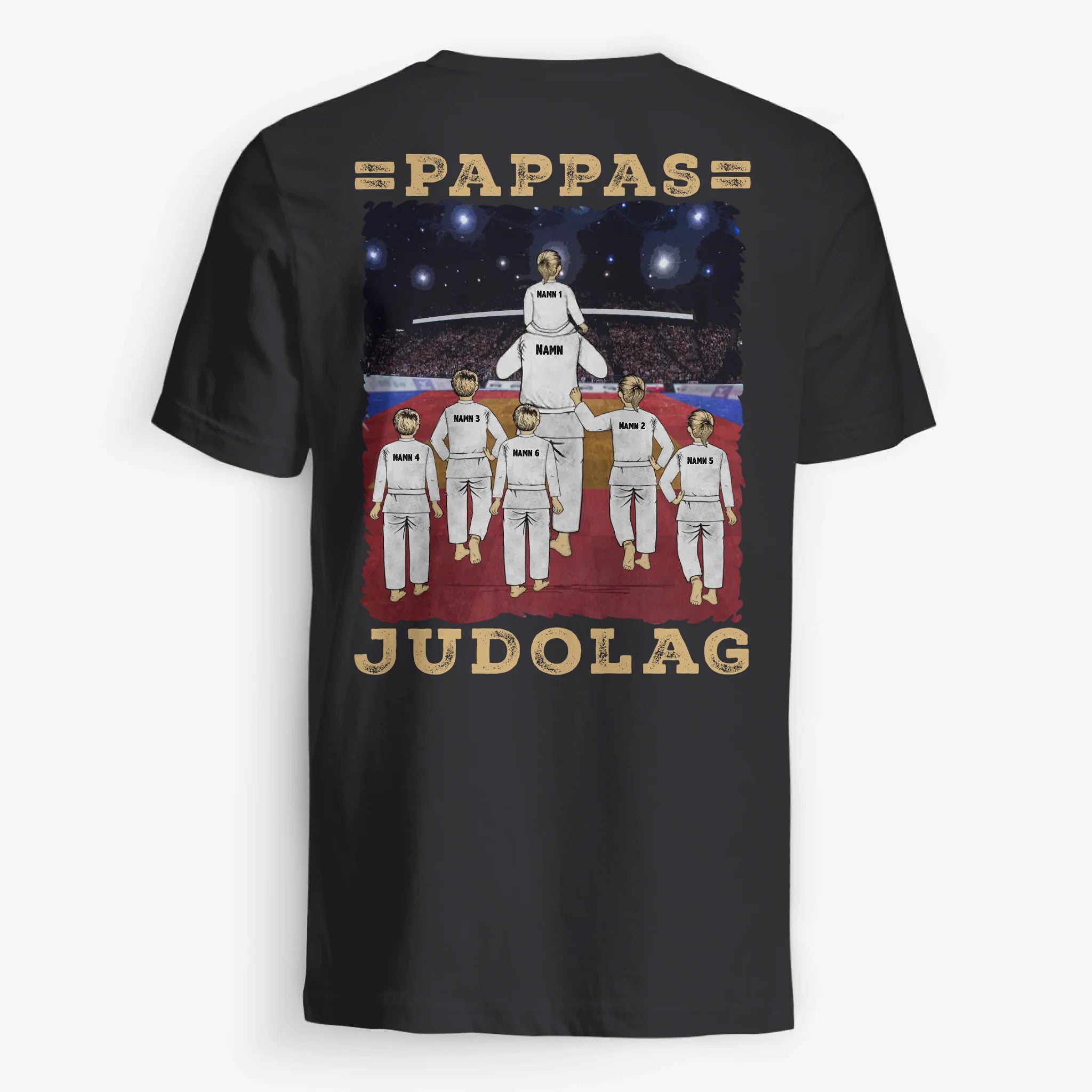 Pappas judolag - Personlig T-shirt till Pappa
