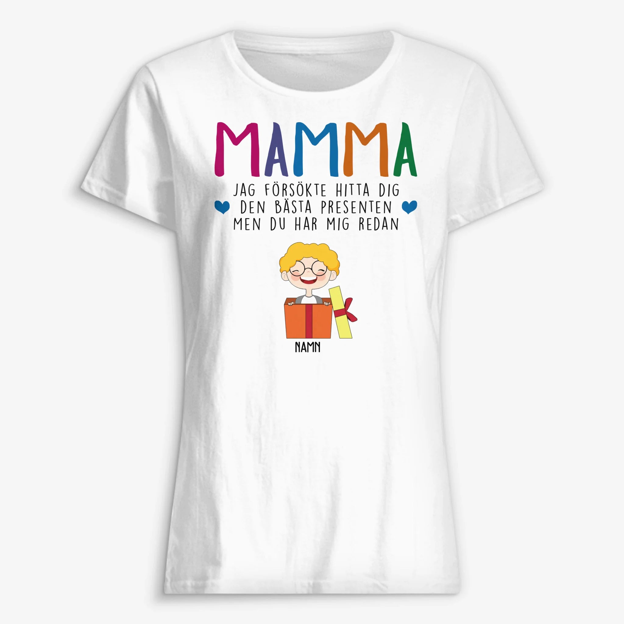 Personlig T-skjorte til mamma | Personlige gaver til mor | Den beste gaven, men du har meg allerede