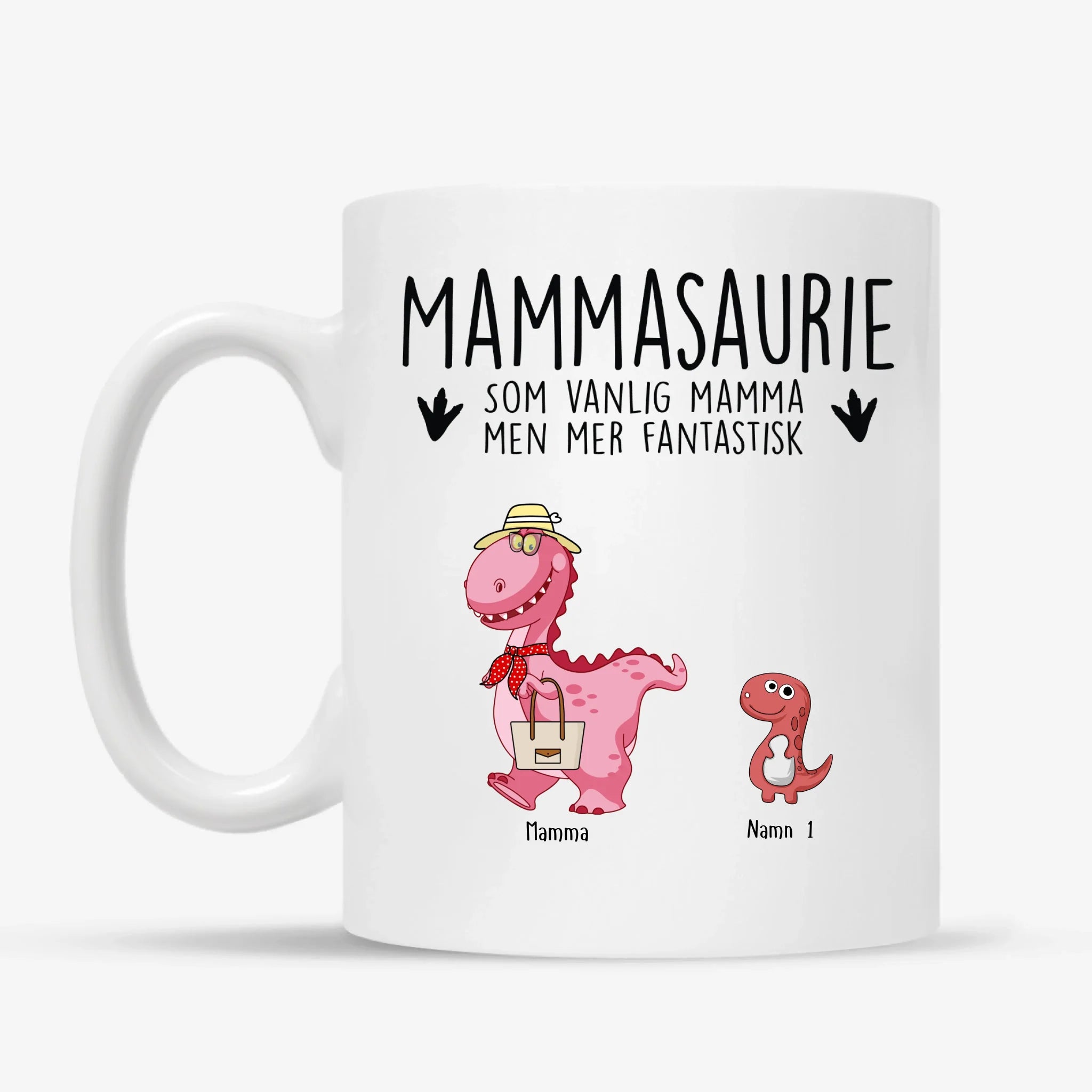 Mammasaurie Personlig mugg till Mamma