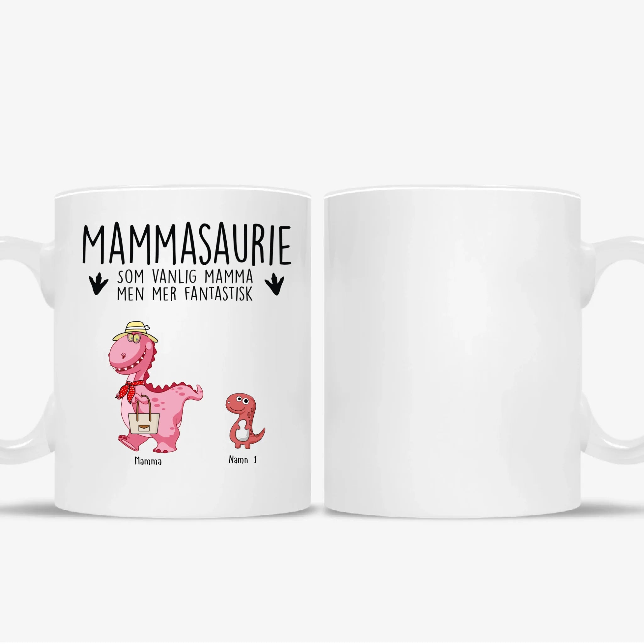 Mammasaurie Personlig mugg till Mamma