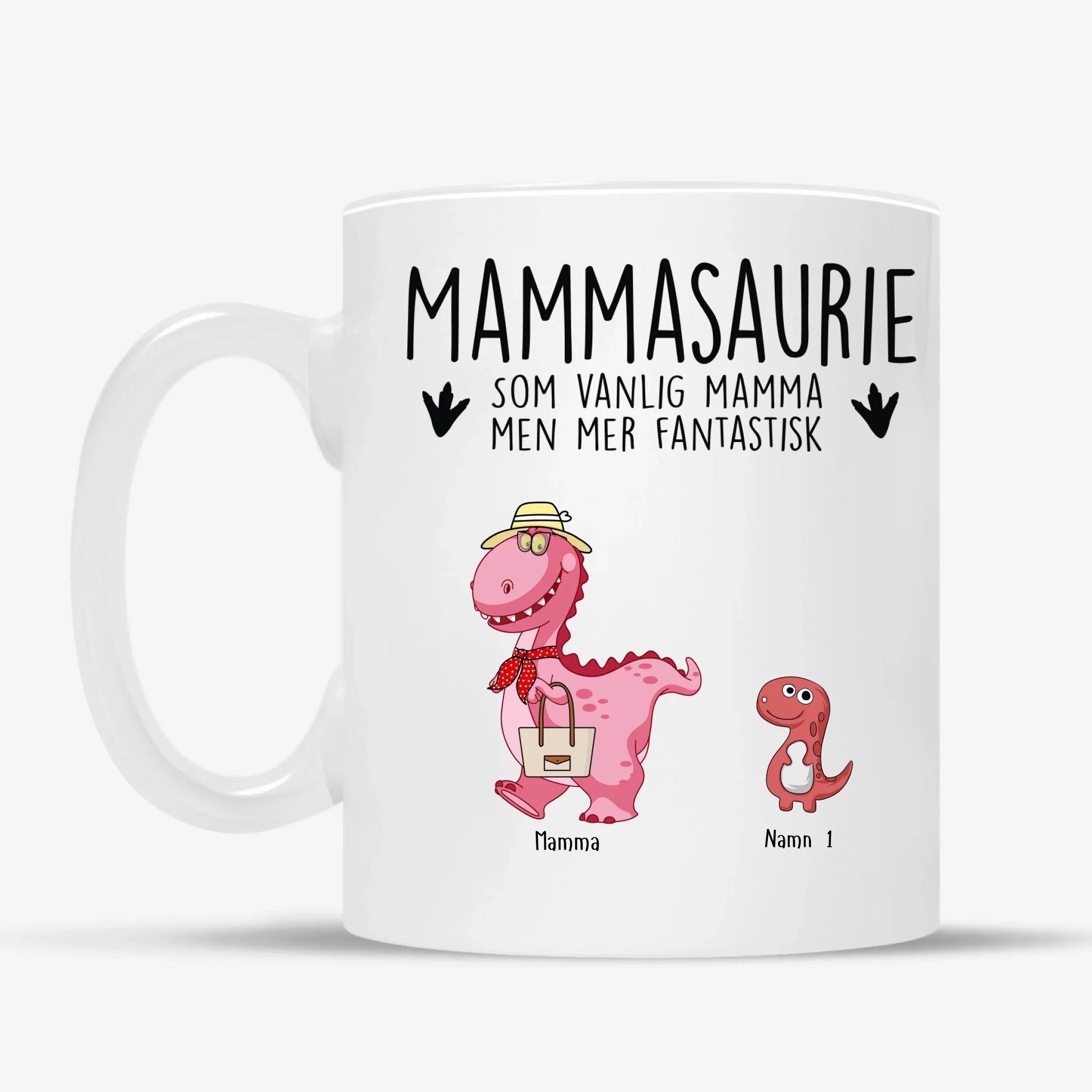 Mammasaurie Personlig mugg till Mamma