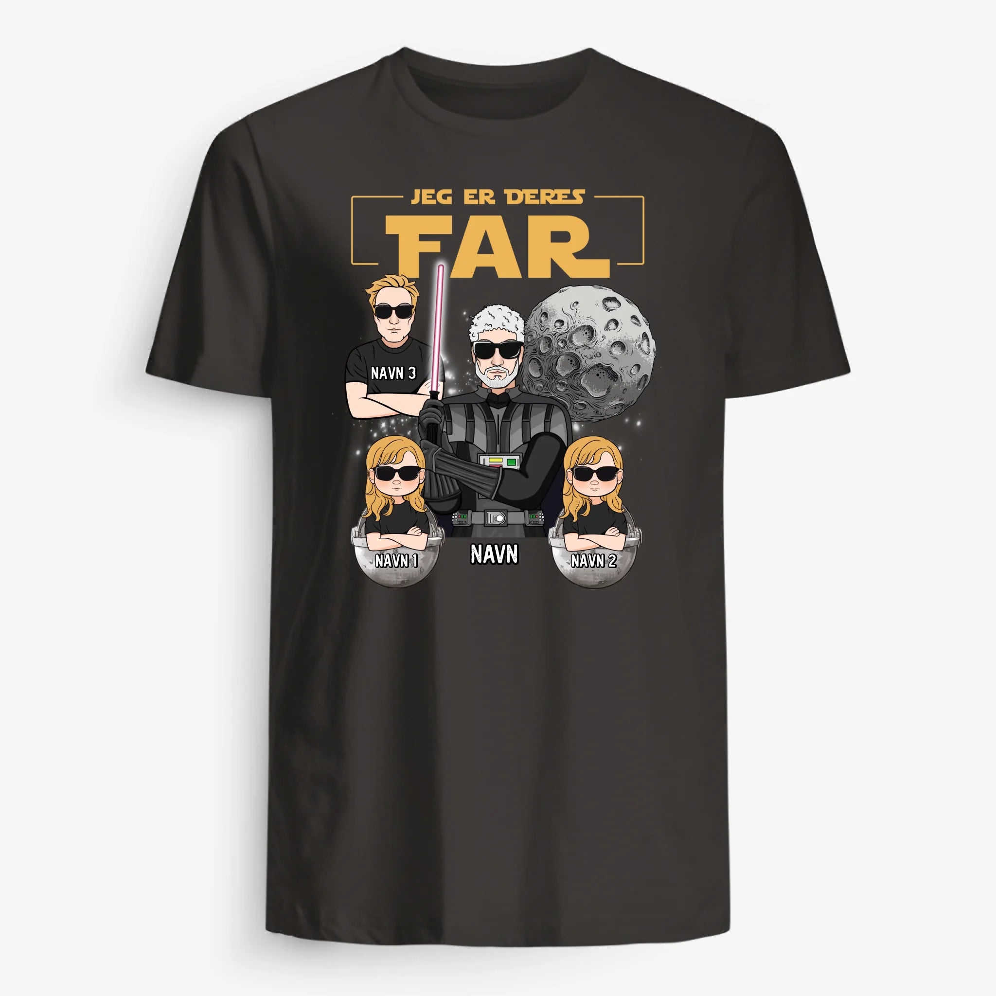 Jeg er deres Far - Personlig T-shirt til far
