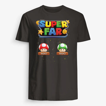 Super Far - Personlig T-shirt til far