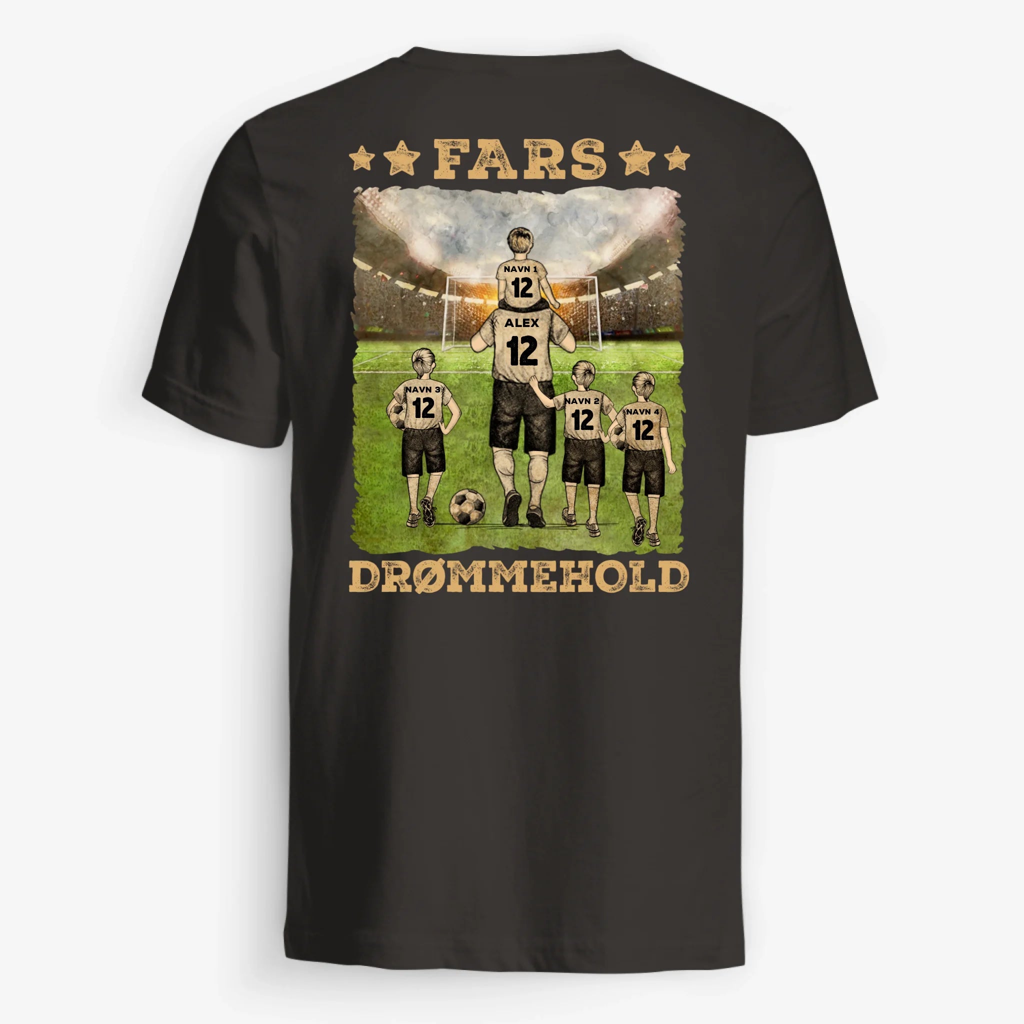 FARS DRØMMEHOLD - Personlig T-shirt til far