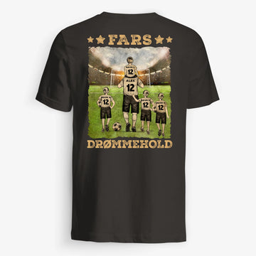 FARS DRØMMEHOLD - Personlig T-shirt til far