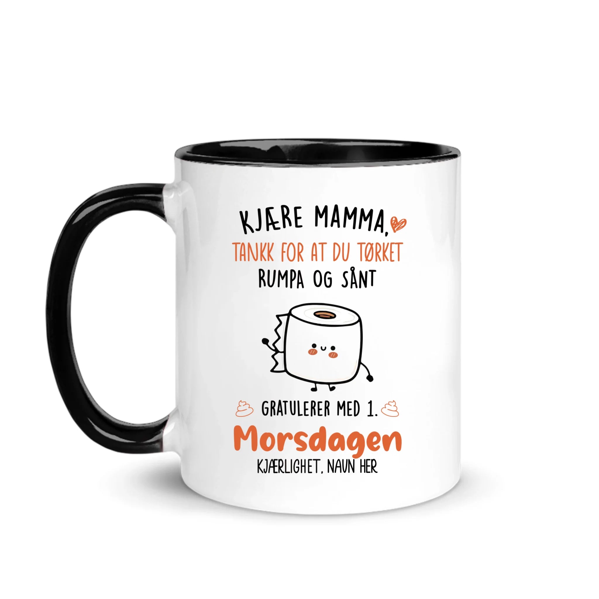 Personlig friskbagt morkop | Brugerdefineret gave til nybagt mor | Tillykke med den første mors dag. Tak, mor