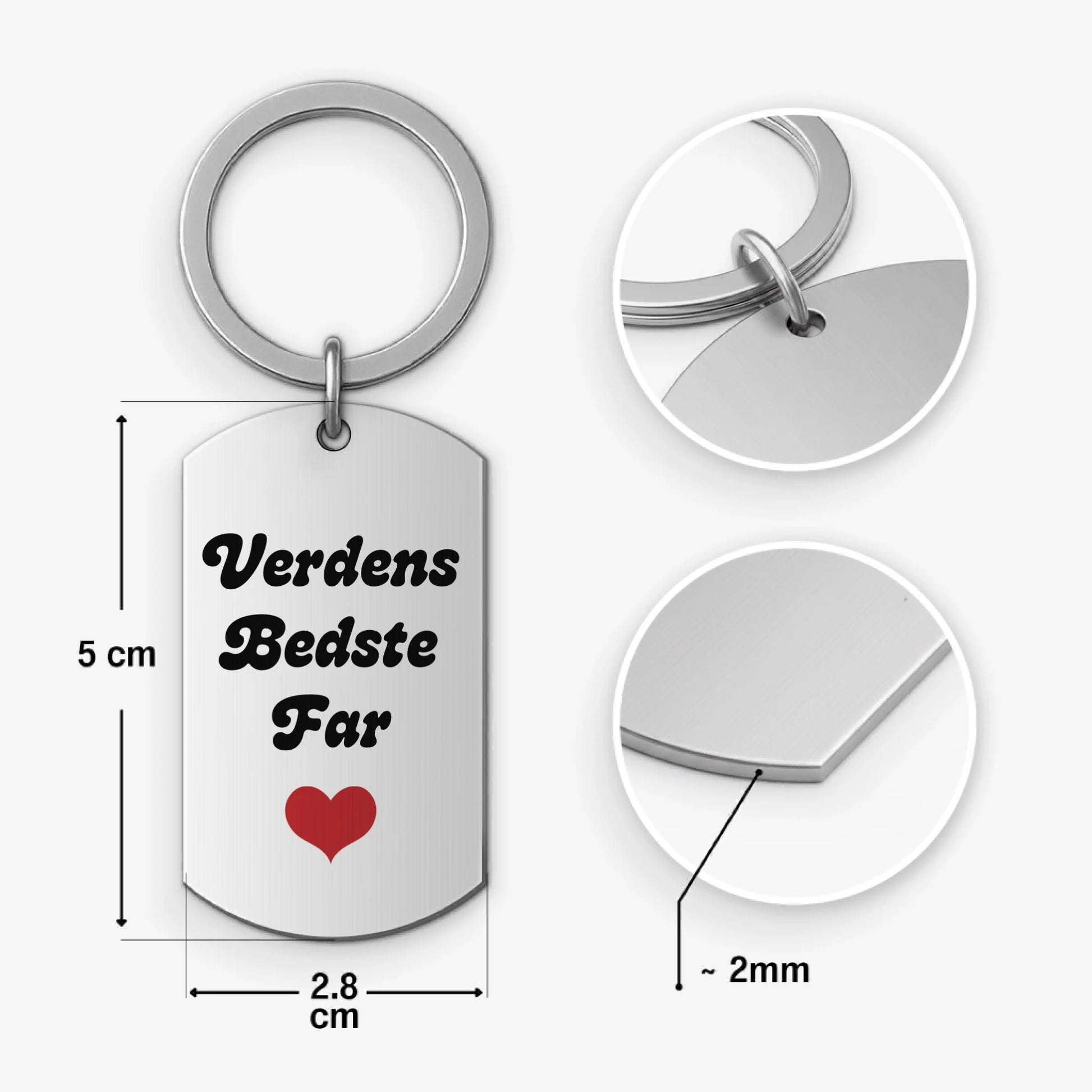 Keychain Steel BASE B 3