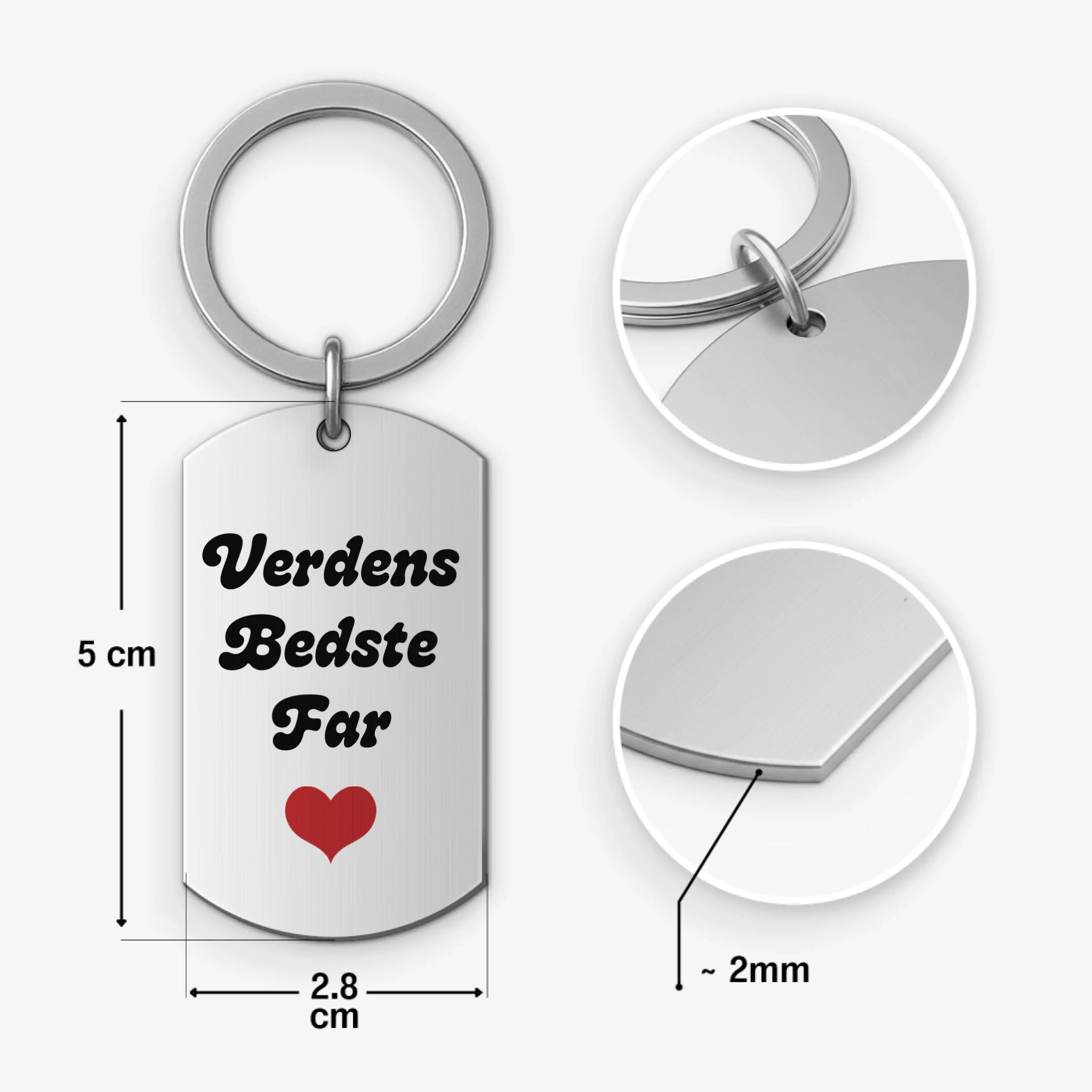 Keychain Steel BASE B 3