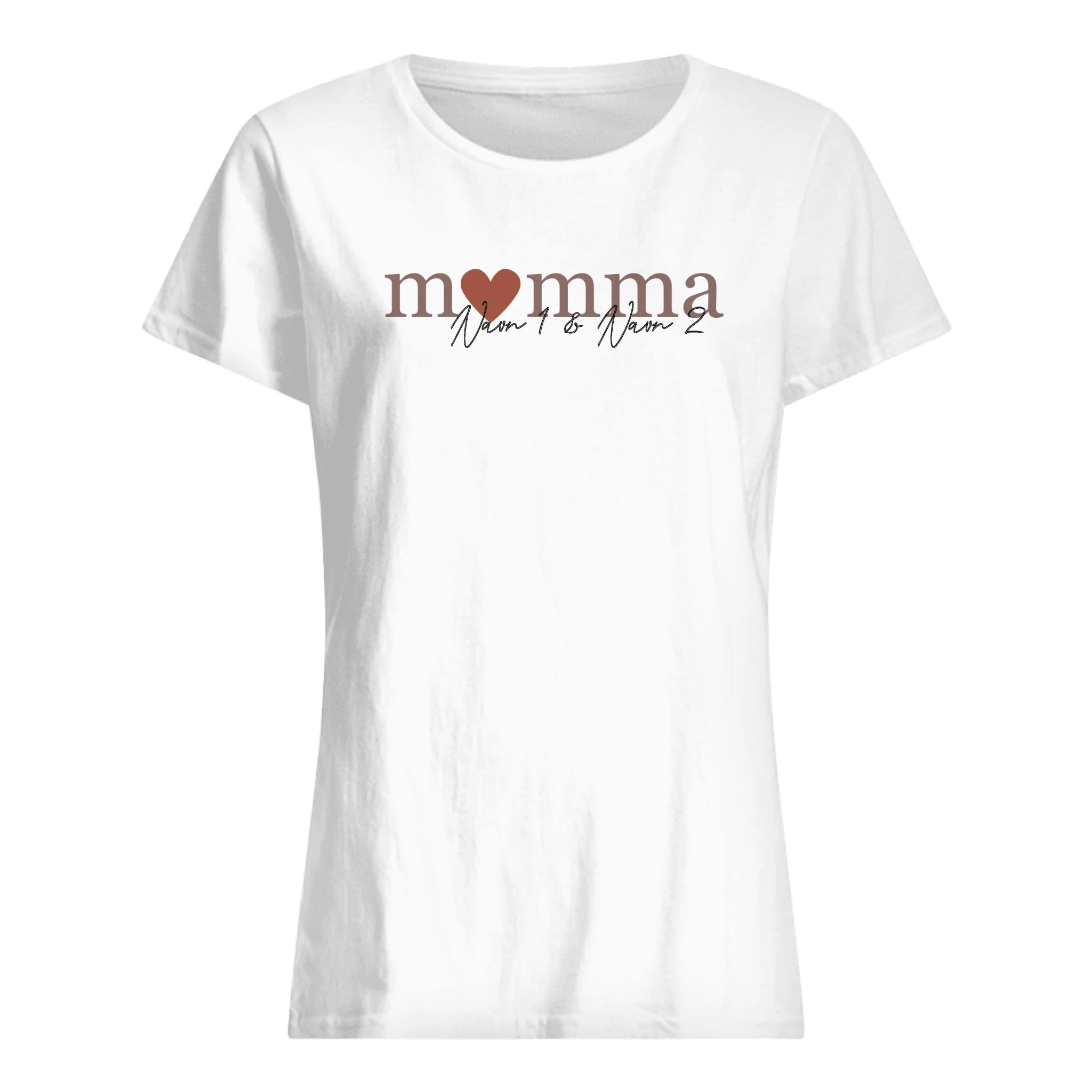 Personlig T-skjorte til mamma | Personlig gave til mor | Mor Bestemor Bestemor