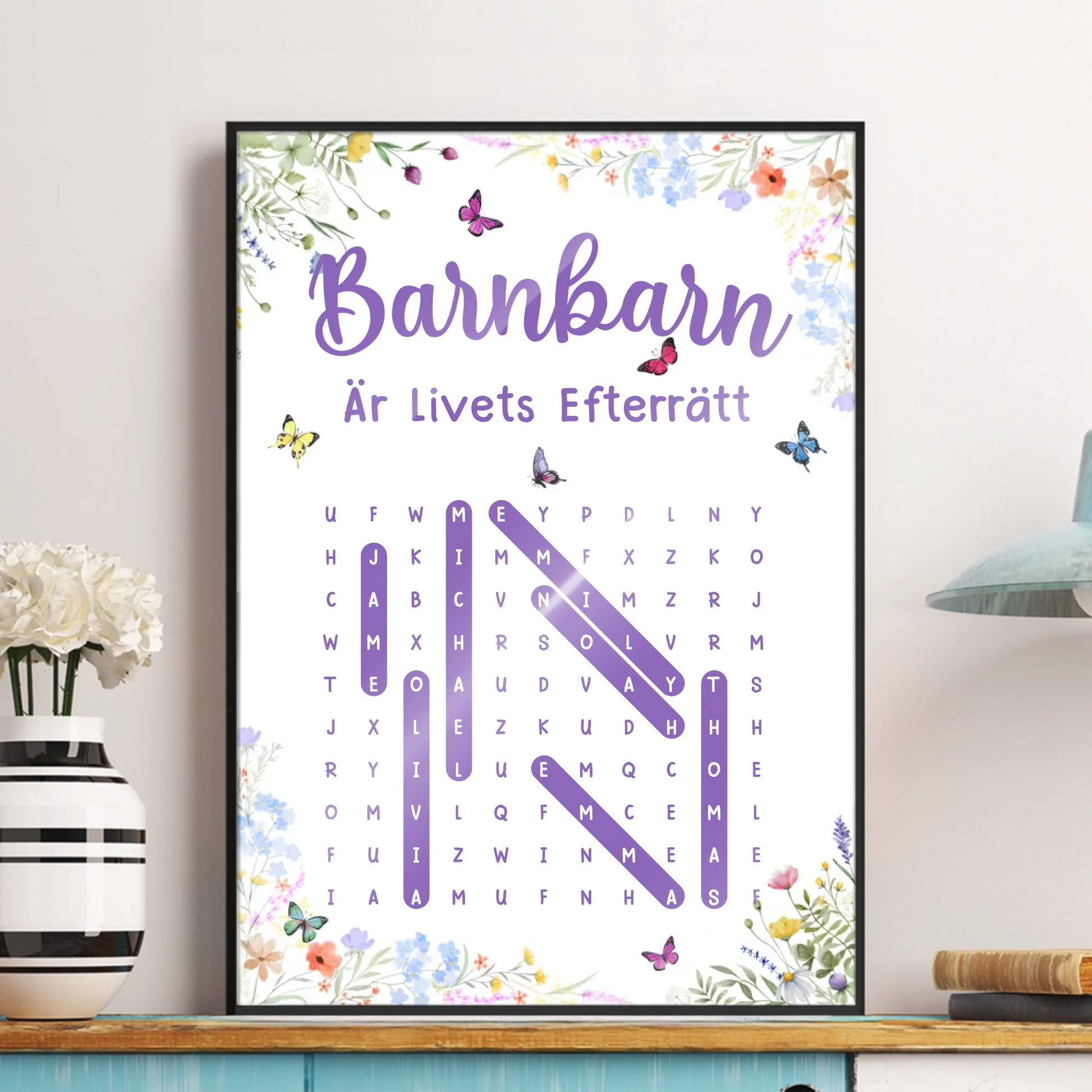 Framed Poster BASE 02 50x70