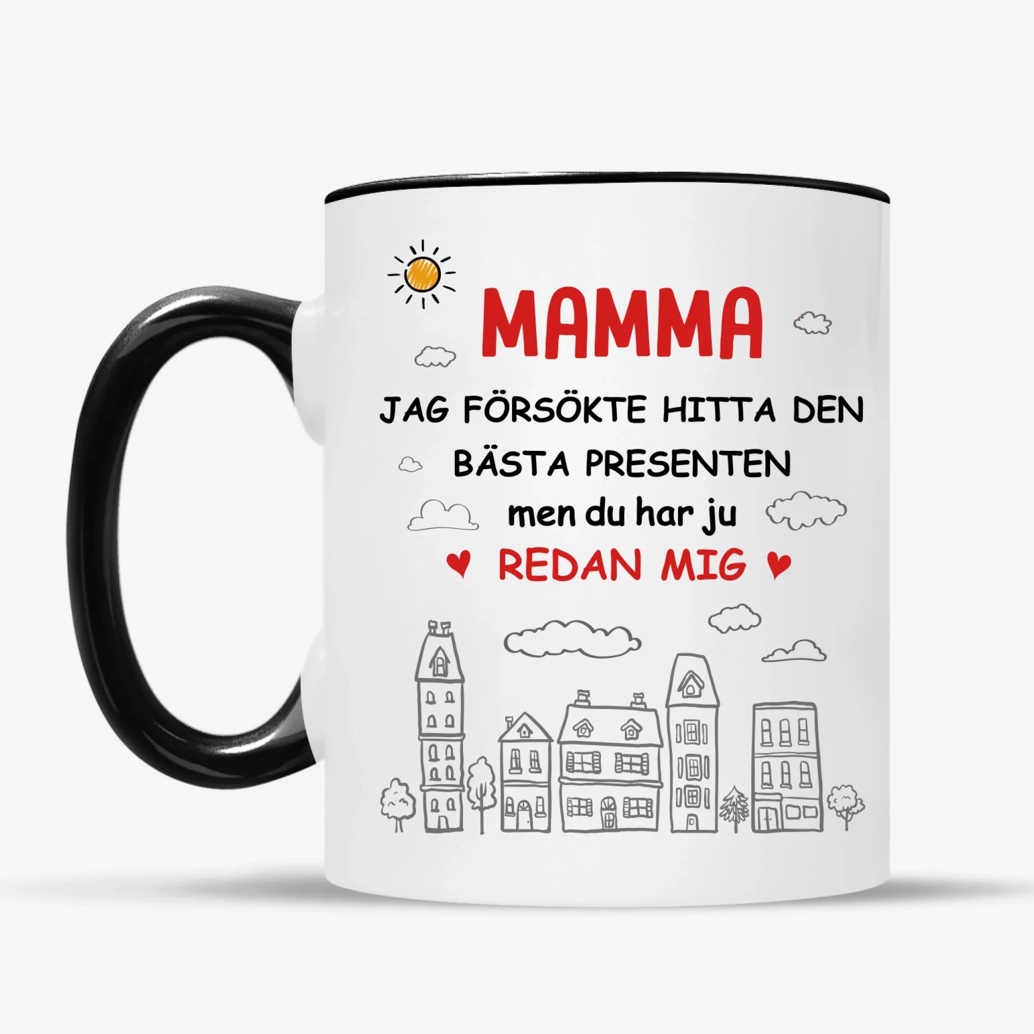 Personlig krus til mamma | Personlige gaver til mor | Mamma, vi prøvde å finne den beste gaven, men du har oss allerede
