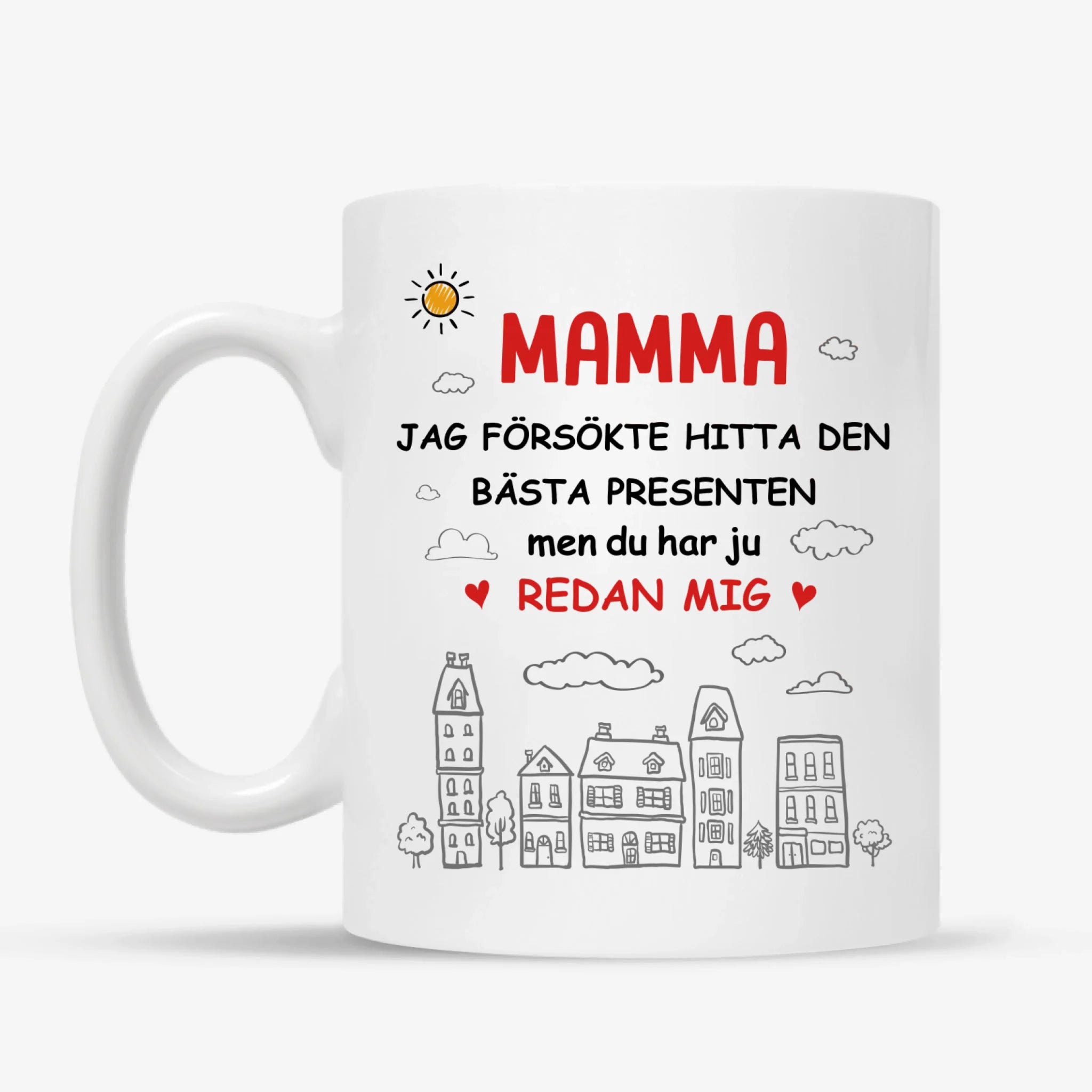 Personlig krus til mamma | Personlige gaver til mor | Mamma, vi prøvde å finne den beste gaven, men du har oss allerede