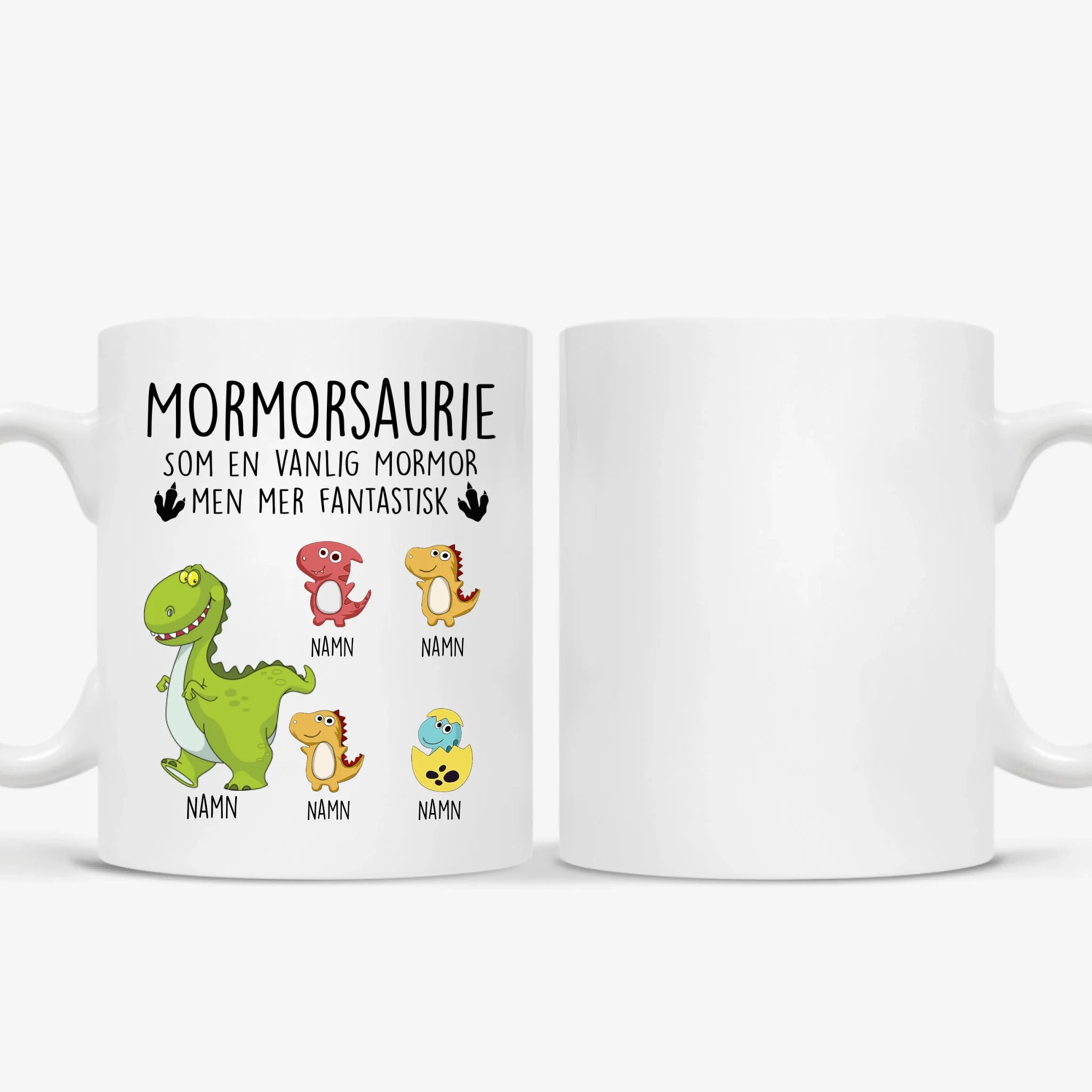 Personlig mugg till Mormor Farmor| Personlig present till Mormor Farmor | Mormorsaurie Farmorsaurie