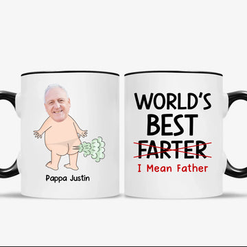 Personlig mugg till Pappa - World's best Farter
