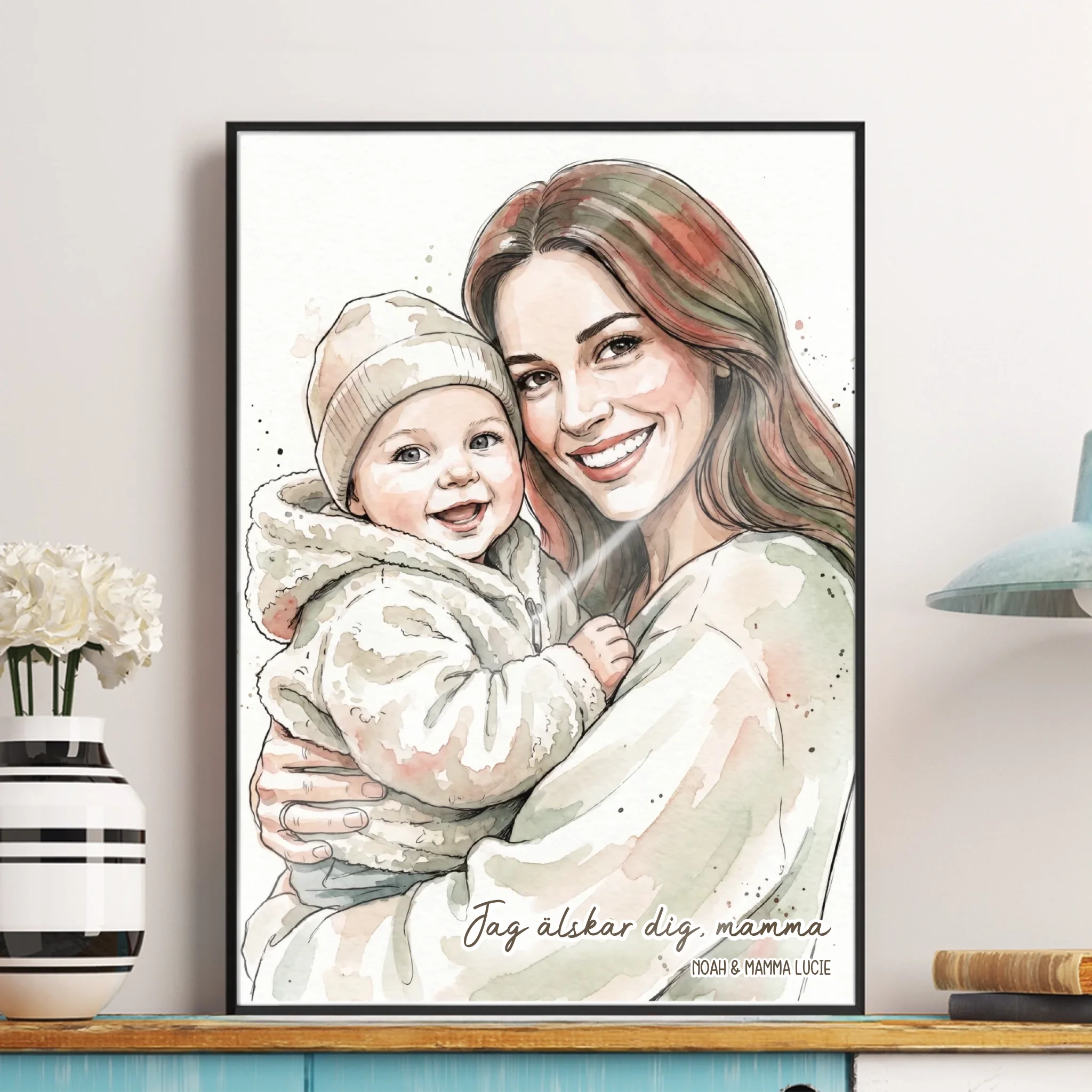 Framed Poster BASE 02 50x70