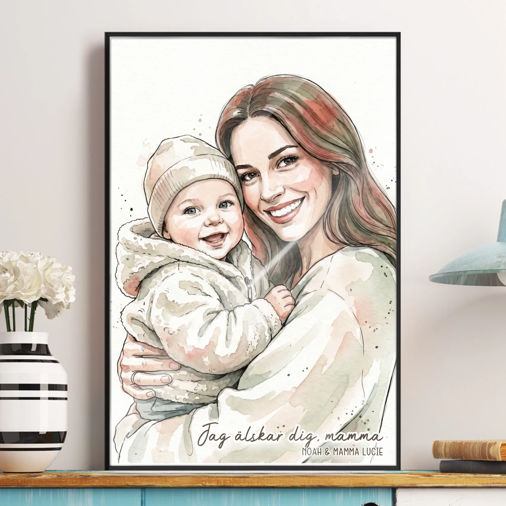 Framed Poster BASE 02 30x45