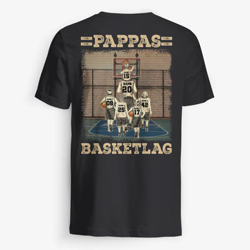 Personlig t-shirt till pappa | Personlig present till far | Pappas basketlag