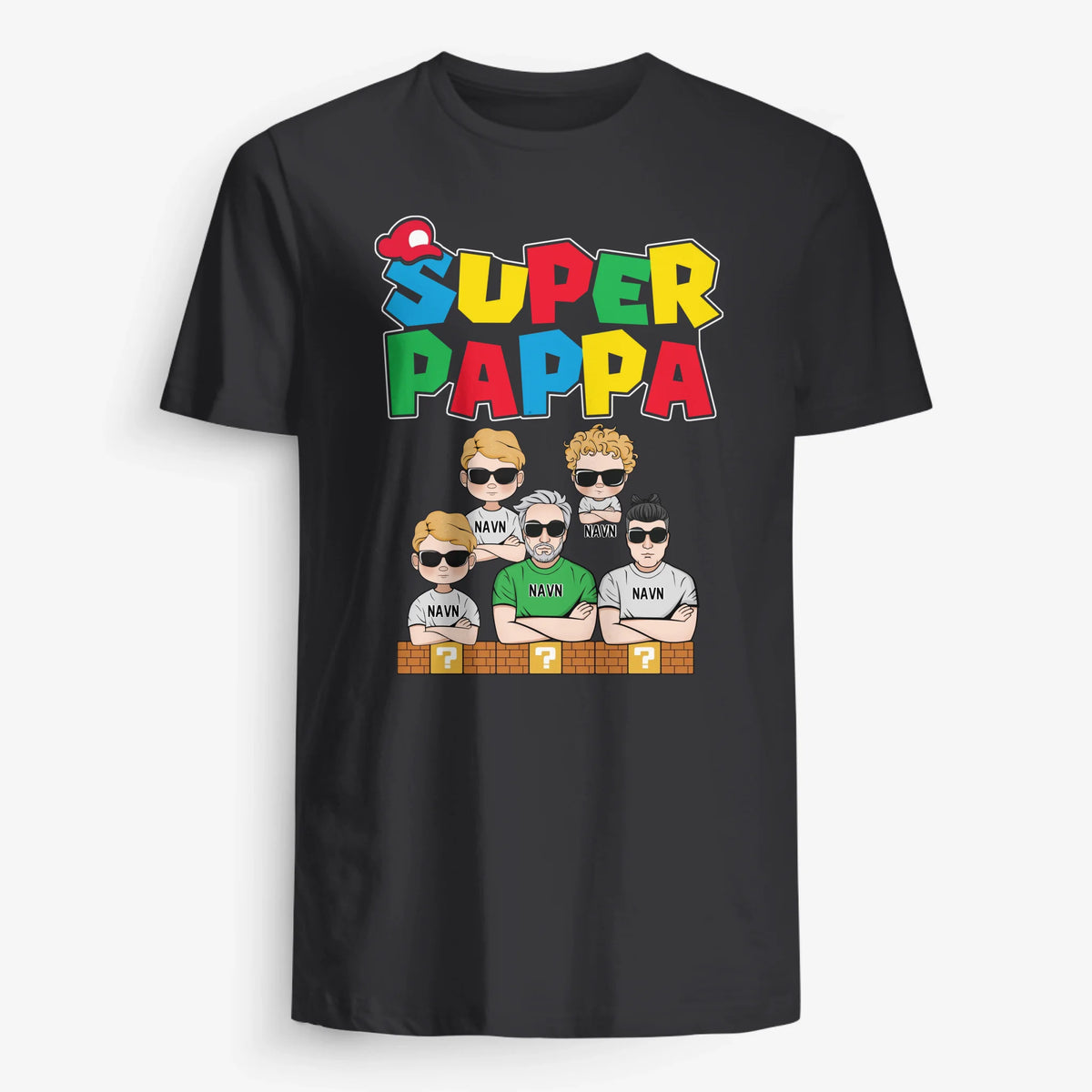 Super pappa ver.2 - Personlig T-shirt till Pappa