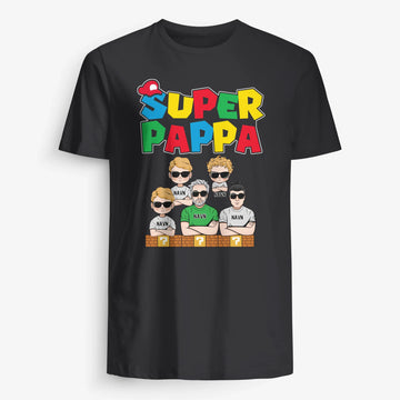 Super pappa ver.2 - Personlig T-shirt till Pappa