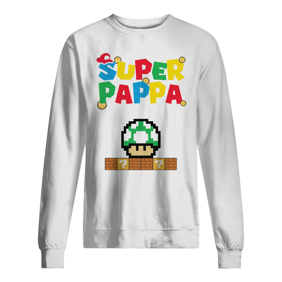 Personlig T-skjorte for far | Tilpasset gave til pappa | Super pappa