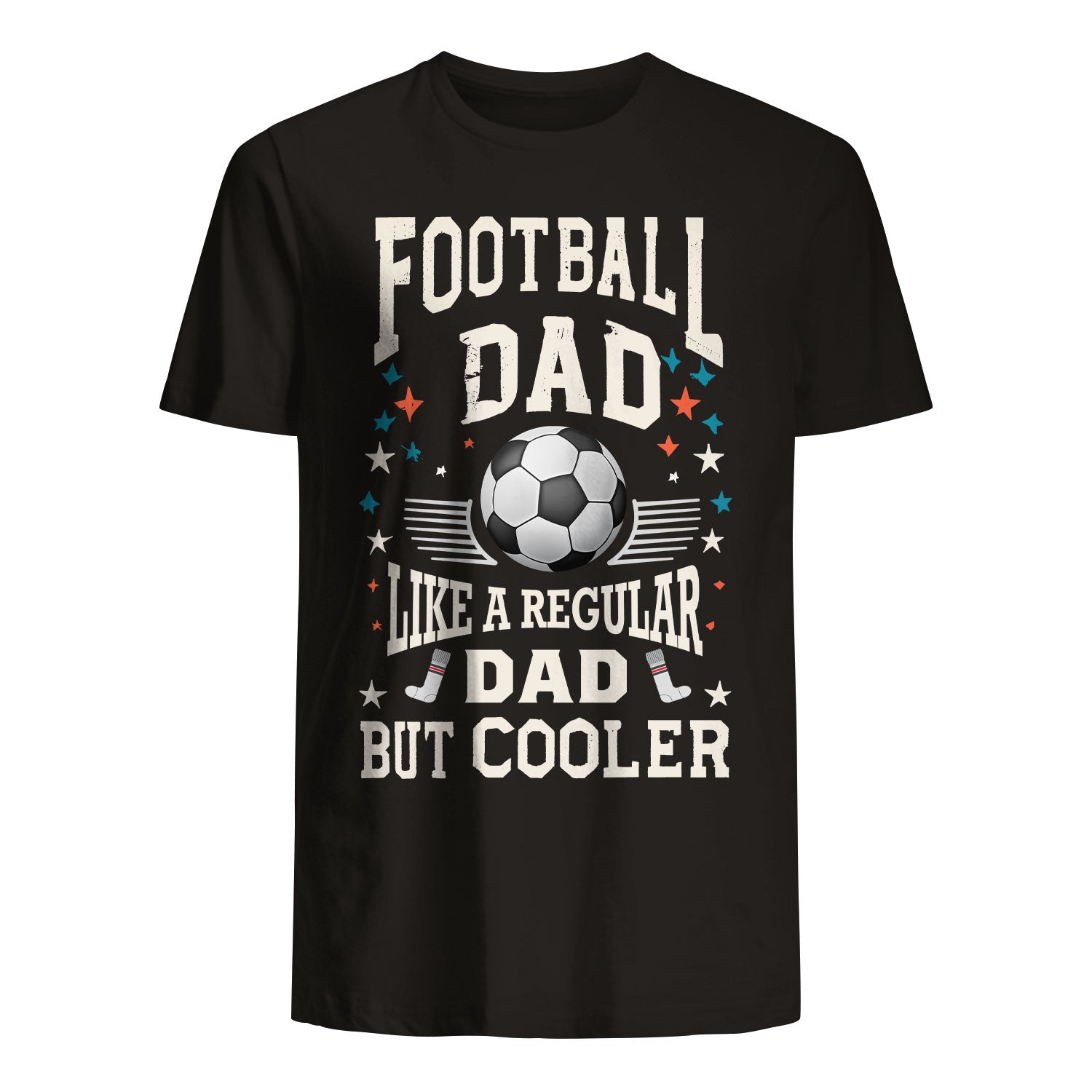 T-shirt for Dad - Football dad like a regular dad but cooler