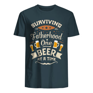 T-shirt for Dad - Surviving fatherhood one beer at a time