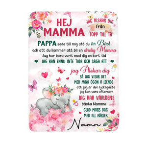 Personlig filt till Mamma - Glad Mors Dag